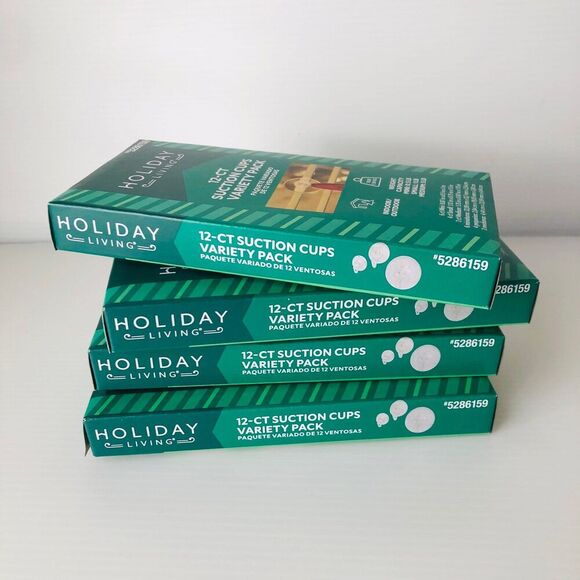 Holiday Living 12-Pack Plastic Suction Cup Hanger Set of 4 - Picture 5 of 5